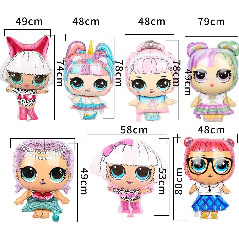 Μπαλόνι Φόιλ Κούκλα LOL Surprise Μπαλόνι Κούκλας για Παιδική Διακόσμηση Γενεθλίων