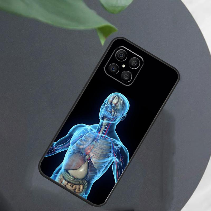 Human Anatomy For Honor Magic 5 6 7 8 Pro Case For Honor 400 200 50 70 Lite X8c X8b X9a X9b X9c X9d Win RT