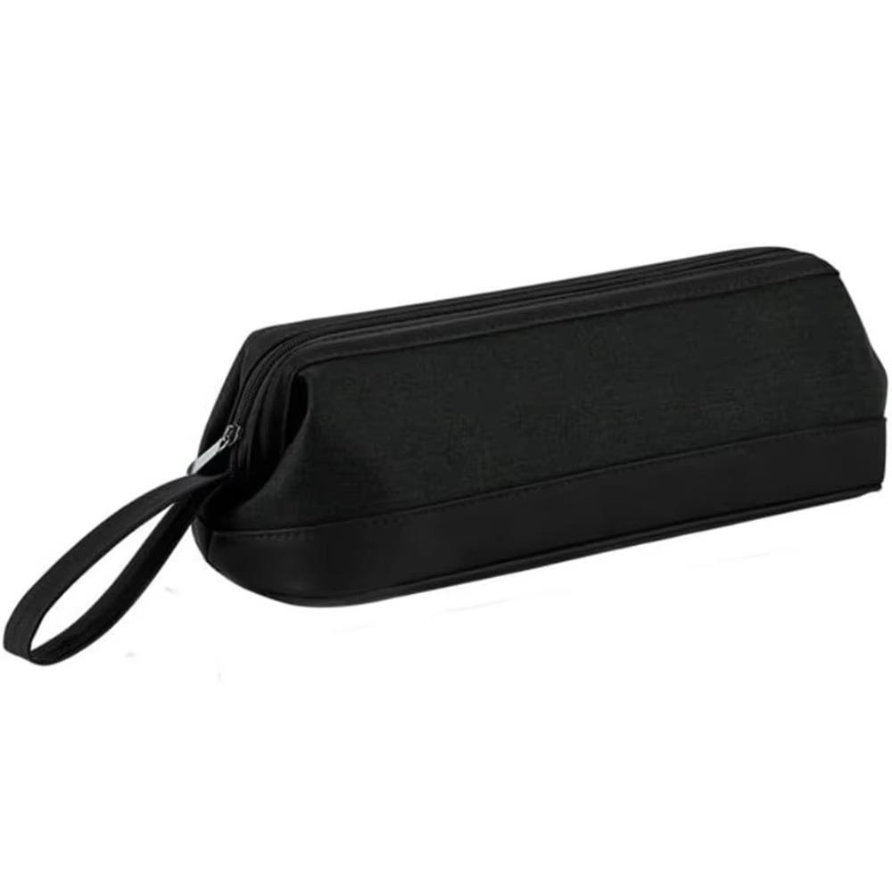 

D2 Waterproof Hair Dryer Storage Bag Lightweight Durable Curling Iron Organizer Dustproof With Handle Travel Hair Styling Case чёрный