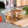 Glass Ovenproof Baking Dish For Baking, Roasting Pan, 1.27L