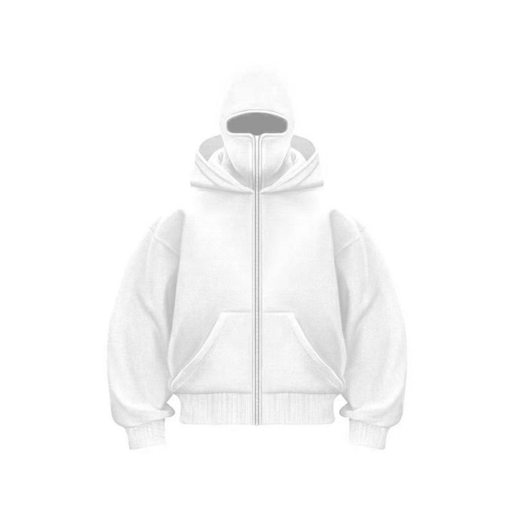 Design Unico per la Stagione Primavera e Autunno, Felpa con Cappuccio e Zip a Doppio Strato, Stile Streetwear Largo per Uomo e Donna, Stile Coppia