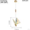 Butterfly LED Pendant Light, Hanging Chandelier Kitchen Ceiling Lamps for Bar Teahouse Bedroom