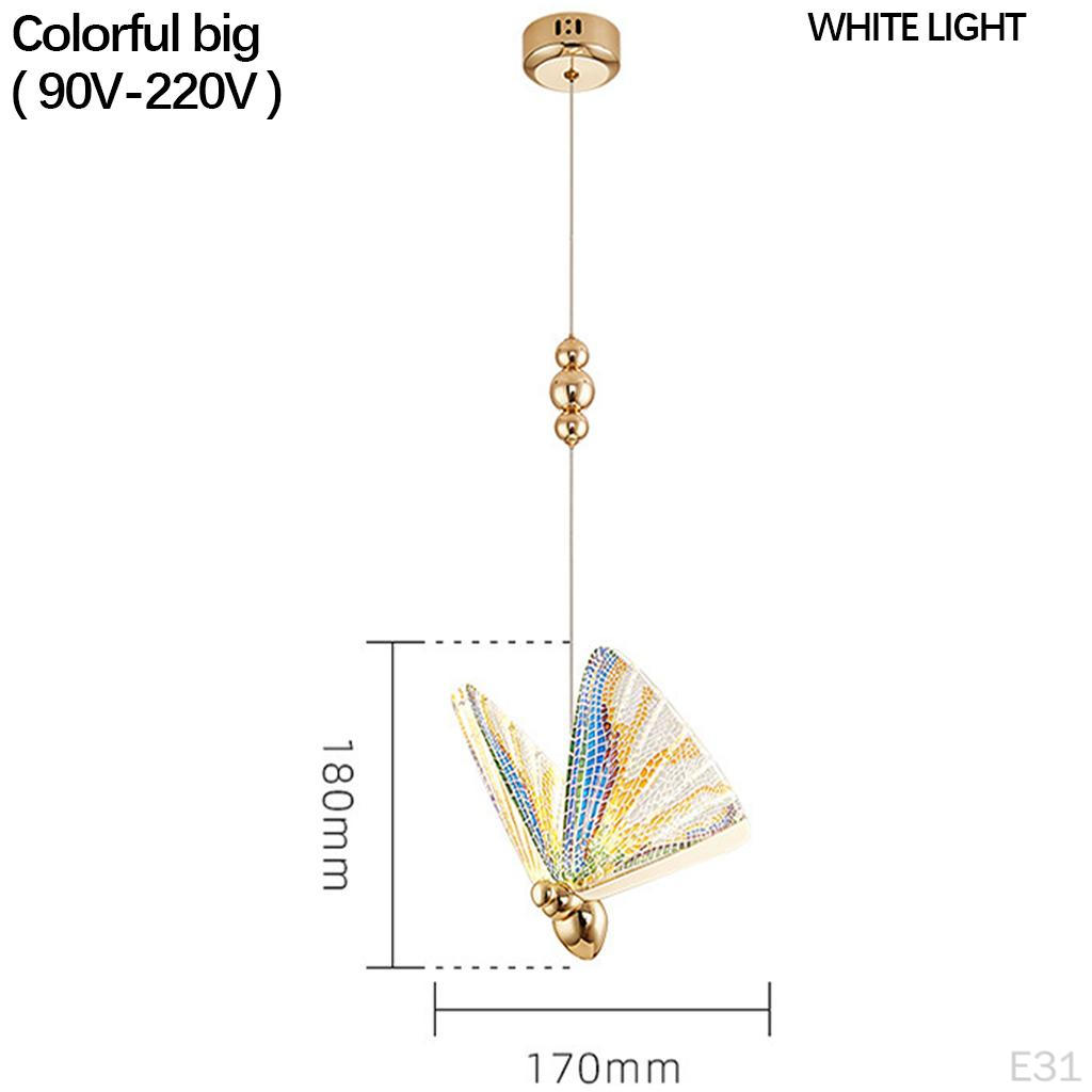 Butterfly LED Pendant Light, Hanging Chandelier Kitchen Ceiling Lamps for Bar Teahouse Bedroom