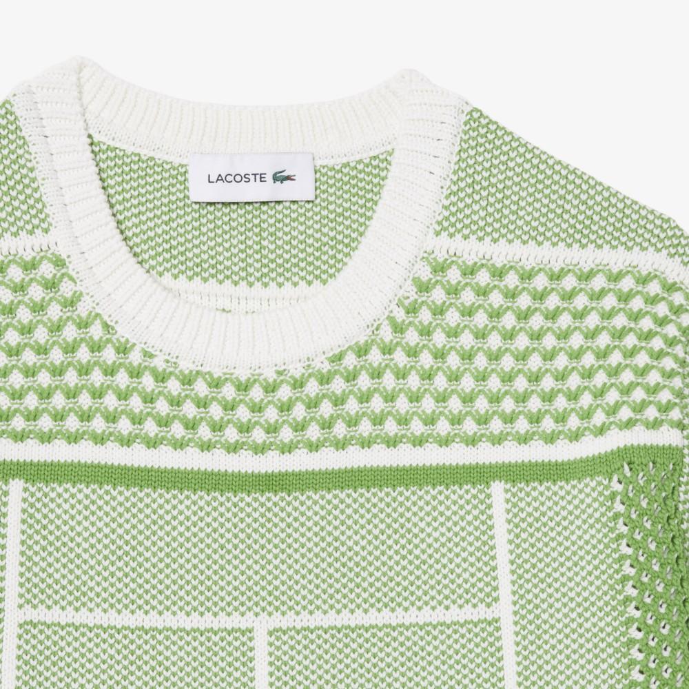 Lacoste Women's Jacquard Graphic Dress EF9888-56G4IN