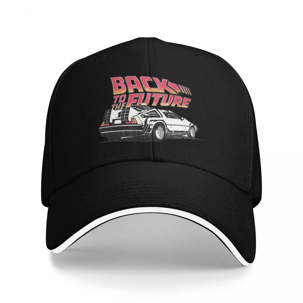 Back To The Future Movie Logo Baseball Caps Snapback Baseball Hats Breathable Casual Casquette Outdoor Unisex