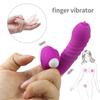Finger Sleeve Vibrator Female Masturbator Clit Stimulate Tongue Licking Massager Erotic Exotic Accessories Sex Toys For Women