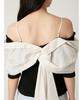 FRAY Knot Design Cut Combination Top FWCT252126 MIX Free Size I.D. Women's