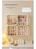 Large Capacity Transparent Wall-Mounted Figurine Display Rack with Dustproof Storage