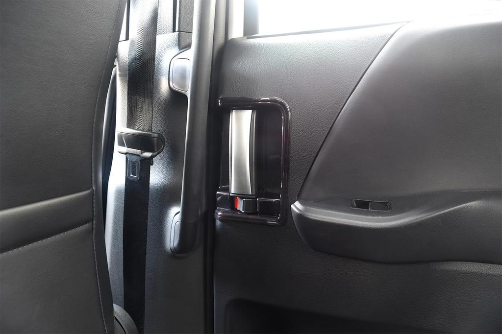 SecondStage Rear Door Bezel Black Wood Grain T738KW2 for Toyota 90 Series Panel, II, Noah/Voxy
