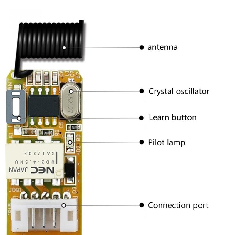 Kabelloses Fernschalter-Modul für kleine Schreibtischlampen, Router, Kameras Starke Störfestigkeit