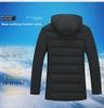2021 Velvet-Lined Cotton Winter Coat: Men's Mid-Aged & Elderly