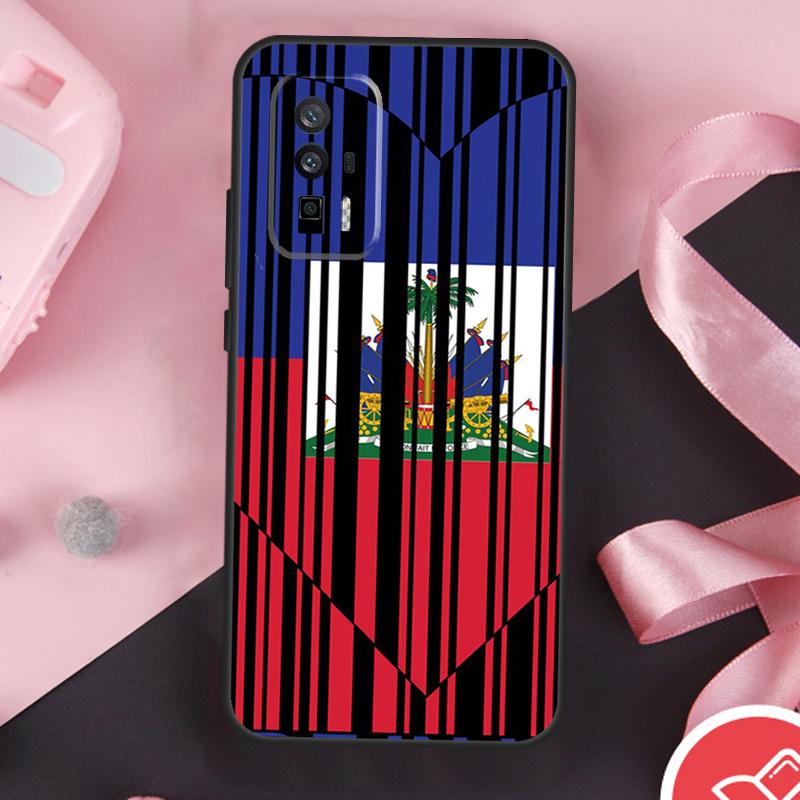 Vintage Haiti Haitian Flag Case For Xiaomi 14 Ultra Mi 15 13 11T 12T 13T 14T Pro POCO X7 Pro X3 X5 X6 F5 F6 F7 Cover