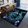 3D Wolf King Print Carpet Living Room Bedroom Cat Door Mat Porch Kitchen Bathroom Animal Room Decoration Carpet Crawling Mats