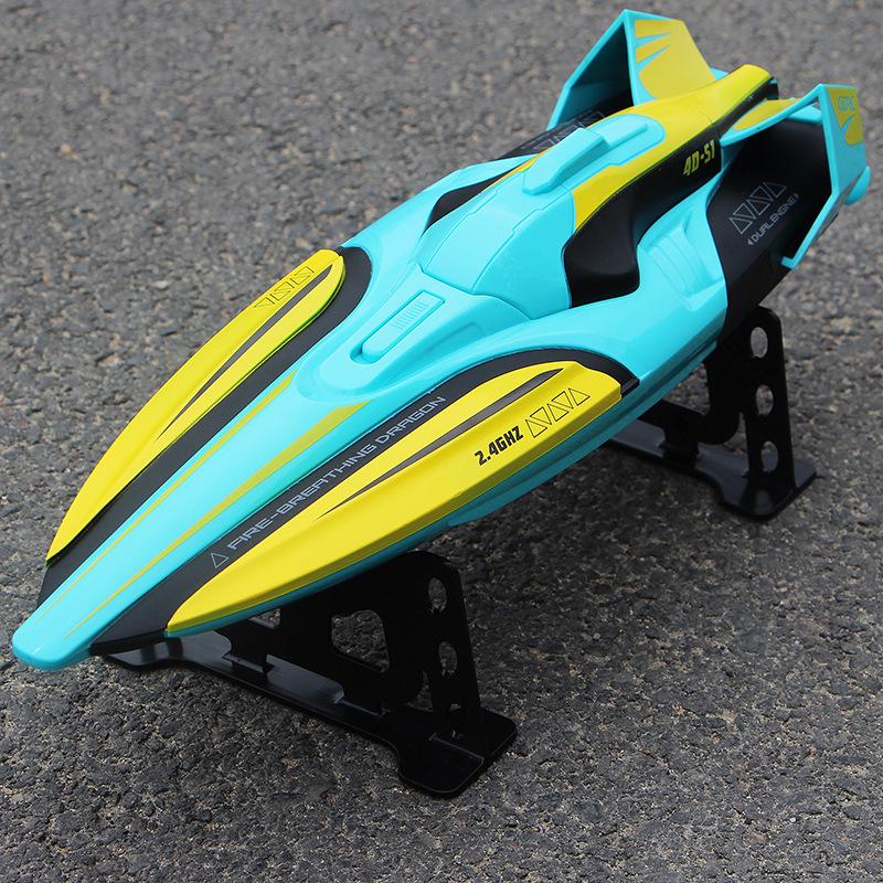 S1 High-Speed Remote Control Boat: Wireless Electric, Long Endurance, 2.4G Large Model Watercraft Toy for Kids