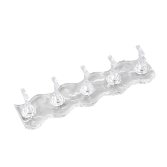 Magnetic Nail Stand for Press On Acrylic Professional Manicure Display Stand for Painting Nails Tip Arts Display Nail Art Tray for DIY Enthusiasts
