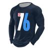 Men's T Shirt Graphic Abstract Neck Clothing Apparel Outdoor Long Sleeve Print Fashion Designer Vintage