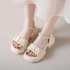 Fashion Sabot Open Toe Luxury 2025 Vip Summer Women's Sandals Chic and Elegant Asian Size New Breathable Fashion Designer Ladies Shoes