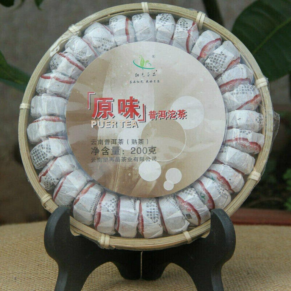 Puer Mini Tuocha Natural Ripe Black Tea 200g