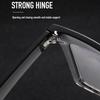 Large Rim Anti Blue Light Presbyopia Glasses Transparent Lenses Reading Glasses for Middle Aged Old People