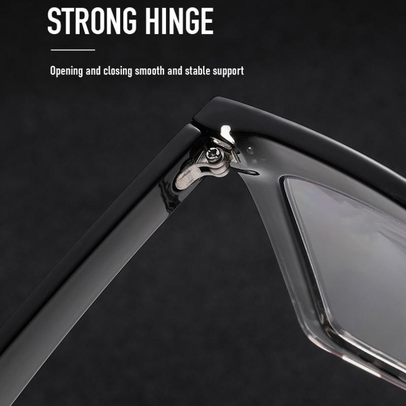 Large Rim Anti Blue Light Presbyopia Glasses Transparent Lenses Reading Glasses for Middle Aged Old People