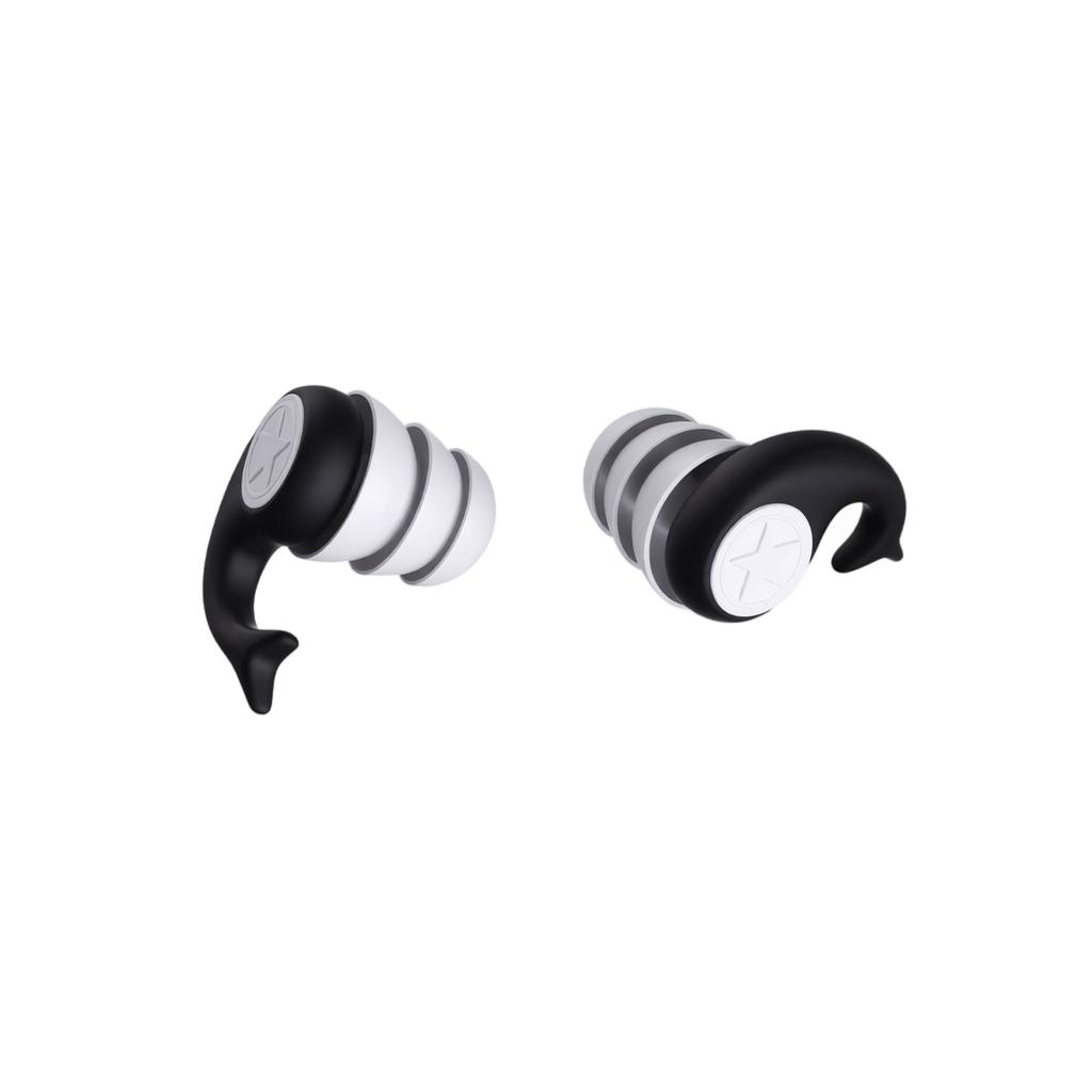 Reusable Silicone Swimming Ear Plugs, Ear Protectors for Pool and Shower