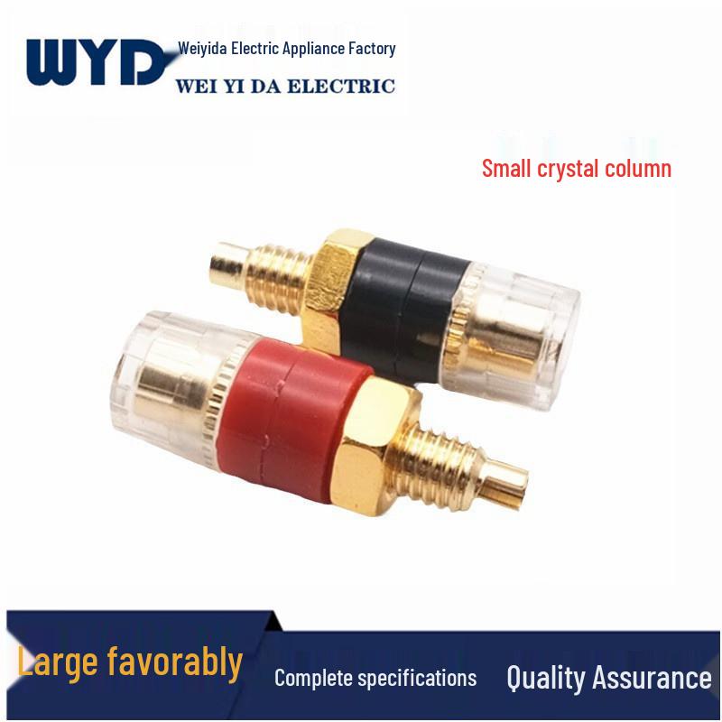 4mm Gold-Plated Copper Binding Post for Amplifiers and Audio Speakers