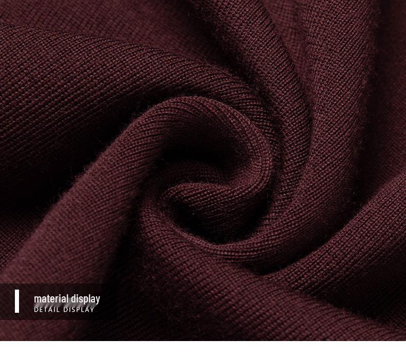 2025 Winter Fashion: Men's Fine Australian Wool High-Neck Sweater - Thick, Casual Style for All Ages