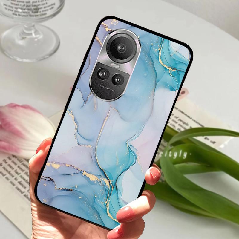 For Oppo Reno 10 5G CPH2531 Case Reno10 Shockproof Soft TPU Silicone Phone Cover For Oppo Reno 10 Pro 5G CPH2525 Funda Cartoon
