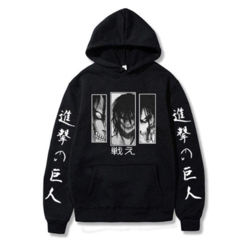 Attack on Titan Chronicle Japanese Animation Hoodies Men Long Sleeve Sweatshirts Women Harajuku Streetwear Pullovers Sudaderas