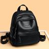 Solid  feminine backpacks  PU leather shoulder bags  fashionable crossbody bag