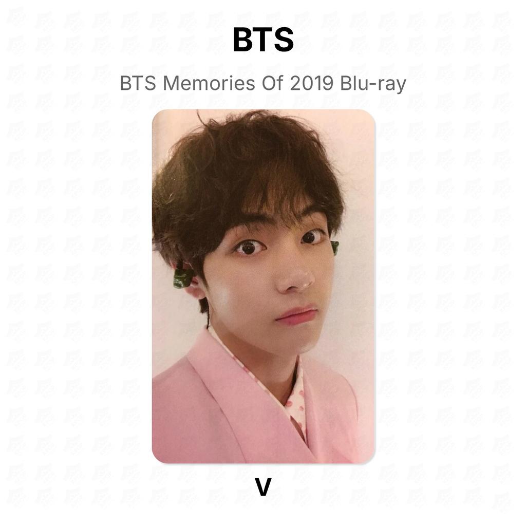 BTS Memories Of 2019 Blu-ray Official Photocard