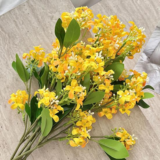 Artificial Flowers Realistic Silk Flowers UV Resistant Long-Lasting Bouquet for Home Wedding Decor Rustic Centerpiece for Living Room Table Arch
