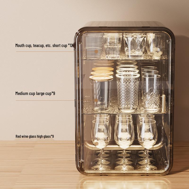 Dustproof Tea & Coffee Cup Storage Rack