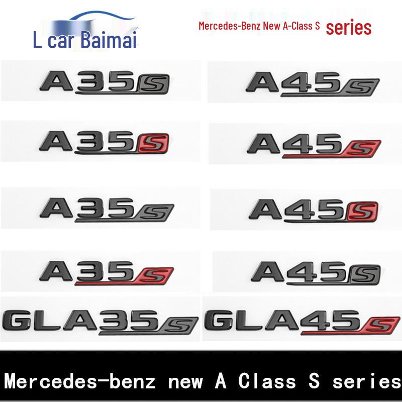 Mercedes AMG A45 CLA45 GLA45 Turbo 4MATIC Emblem Aufkleber