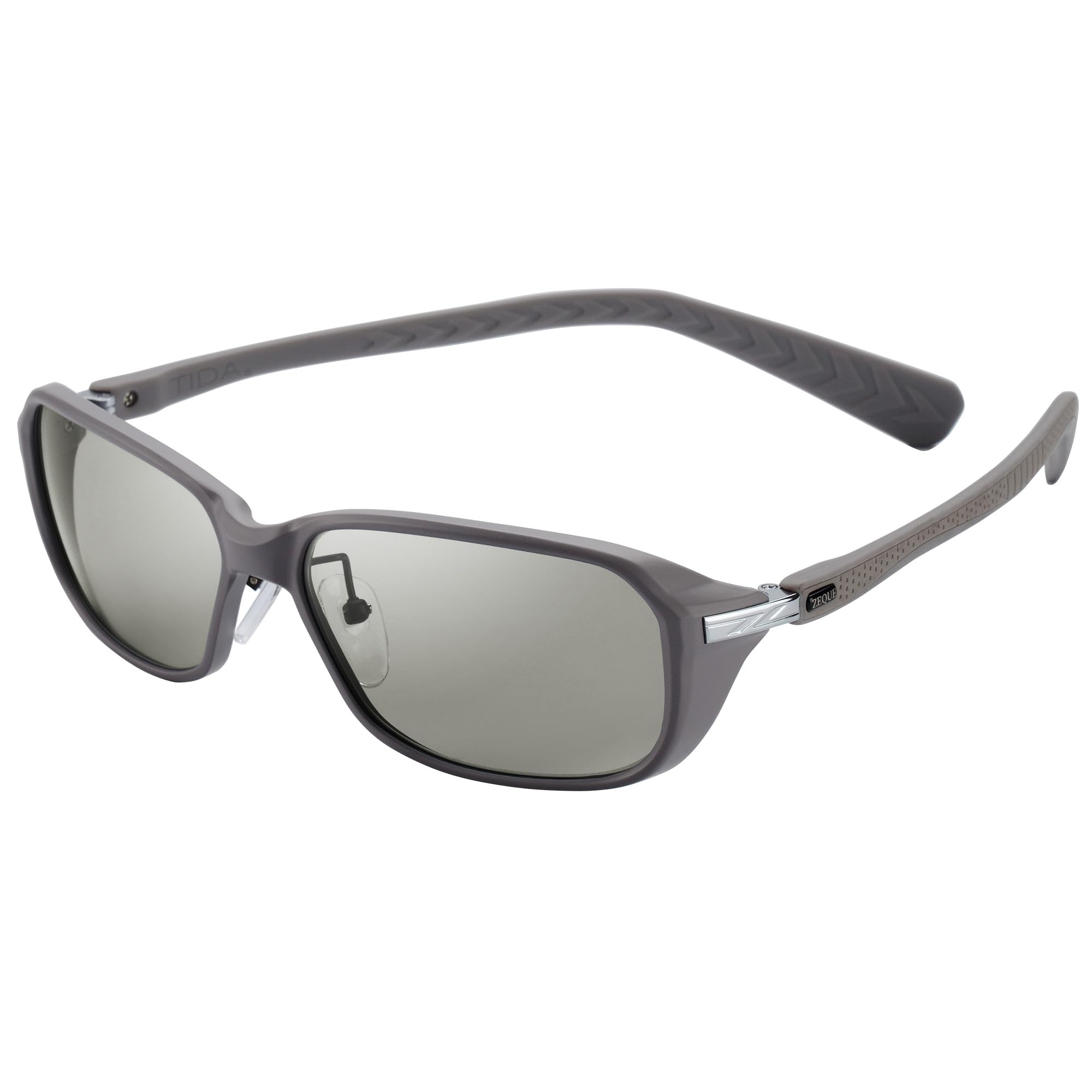 

Zeque TIDA Polarized TRUEVIEW MIRROR F-2186 Sunglasses, Greige, SPORTS/SILVER
