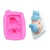 Food Grade Silicone Baby Silicone Mold Non-Stick 3D Fondant Mold Baby Shower Mold  Fondant Cake