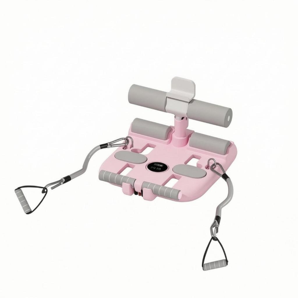 Sit up Bar with Suction Cups Portable Sit-up Resistance Bands Abdominal