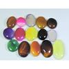 276Cts. Natural Onyx Agate Ring Size Oval Cabochon Loose Gemstone 15Pcs Lot A-649