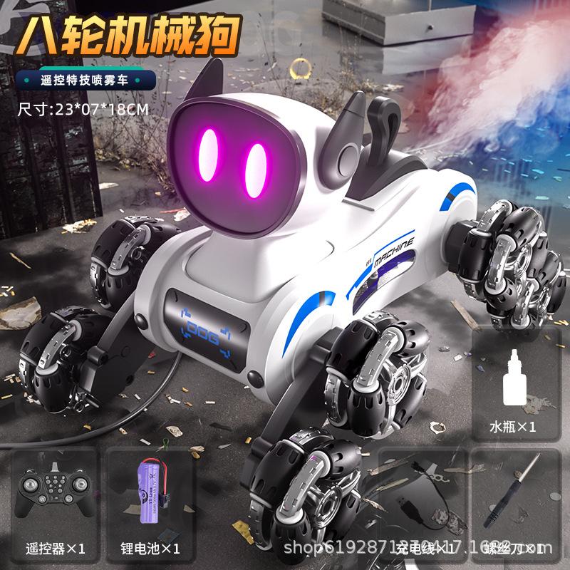 Fernbedienung Mechanischer Hund Stunt Achträdriger Phantasie Drift Elektrische Steuerung Fernbedienung Intelligente Hunde Kindergeschenk Junge Roboterhund