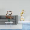 TV Remote Organizer Horse Figurine Modern Statue Desktop Storage Box with Two Compartments Tabletop