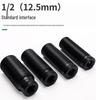 1/2 Inch Extended Heavy Duty Air Impact Socket Wrench Set (34-36mm)