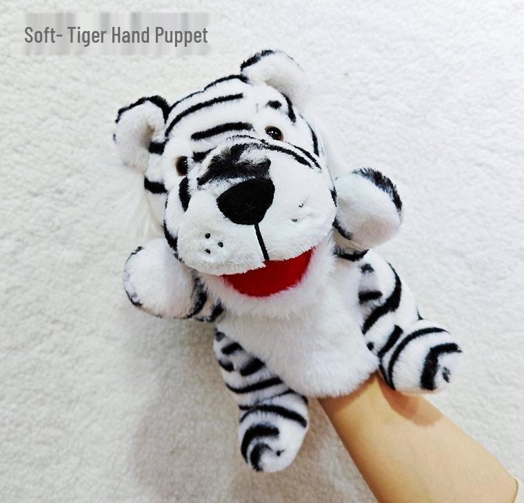 Cartoon Animal Hand Puppet Plush Doll for Kids' Interactive Play