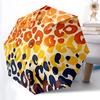 1pc Leopard Print Animal Automatic Open/close Umbrella, 8-Rib Sturdy Structure, Auto Folding/Opening, Portable Travel Umbrella for Women,096
