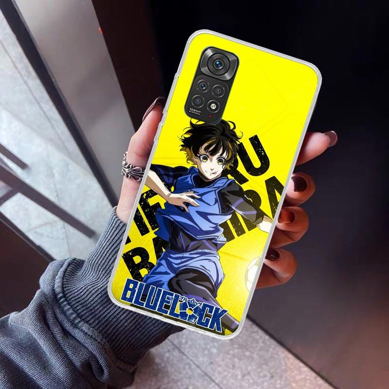 Blue Lock Bachira Meguru Phone Case For Xiaomi Redmi Note 15 14 14S 13 12S 12 Pro Plus 11S 11 10S 10 4G Cover 11E 11T 5G Print F