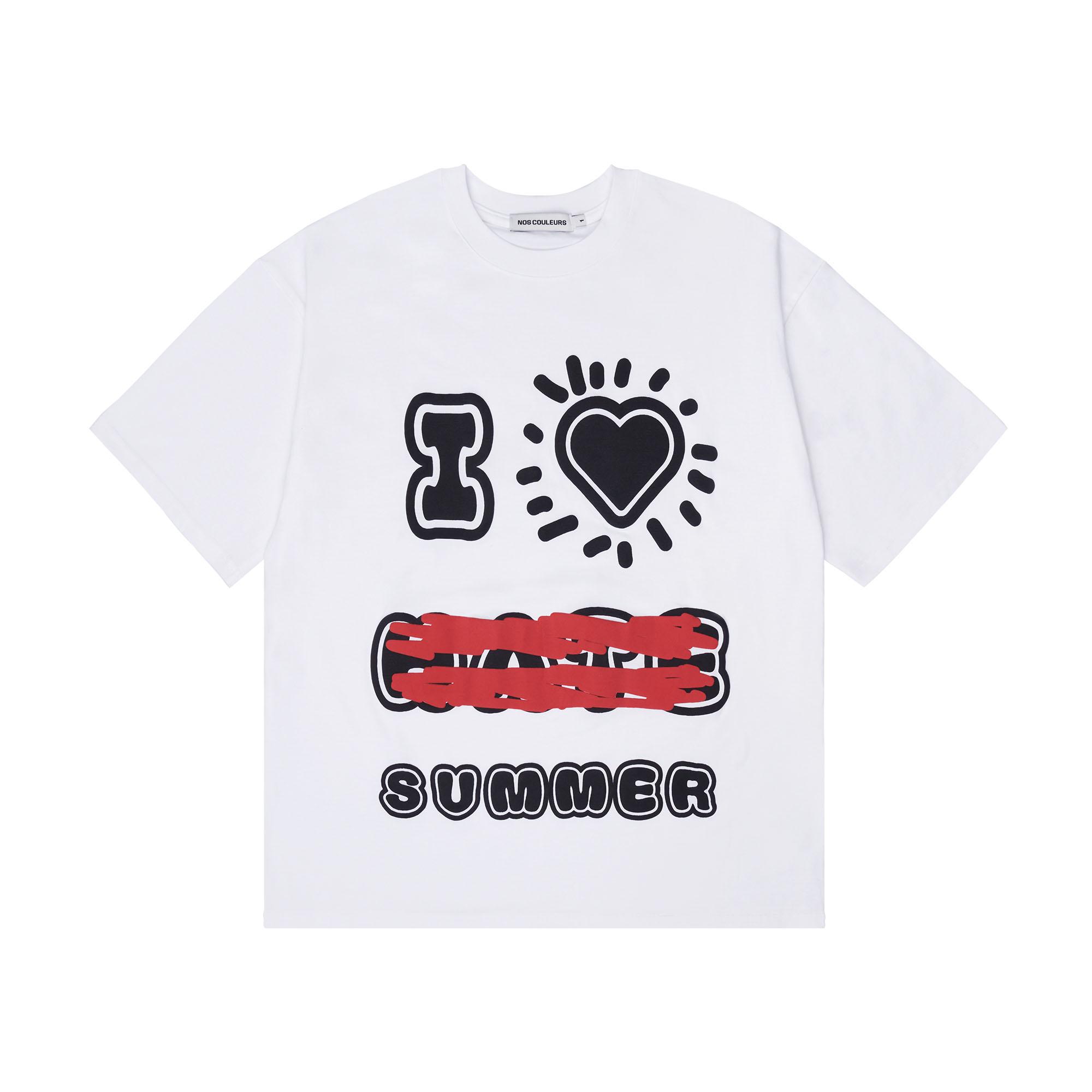 Nocoolers I Love Summer T-Shirt White 1