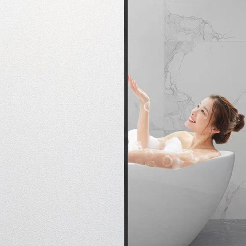 

Матовая самоклеящаяся стеклянная статическая пленка для окон, защита конфиденциальности, виниловая наклейка для витражного окна, теплоизоляция