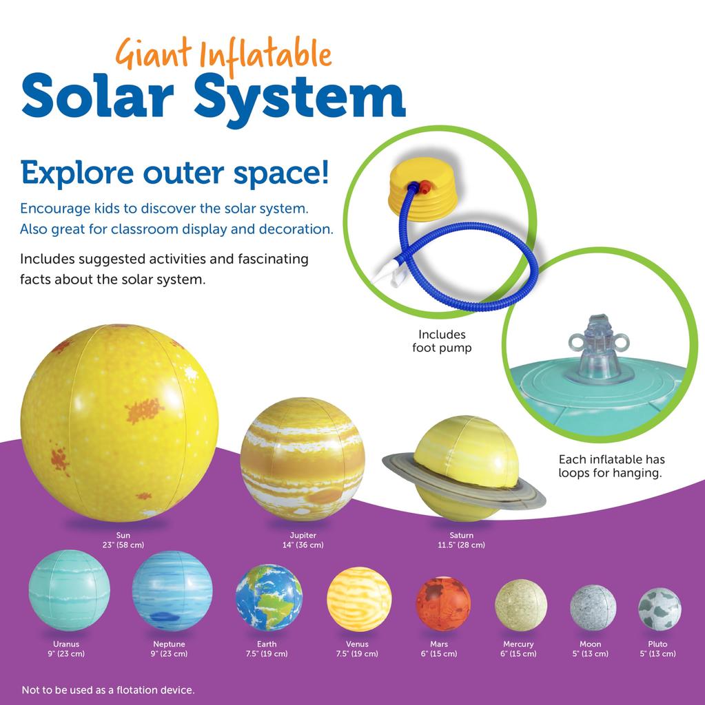 Learning Resources Science Toy Solar System LER2434 Authentic