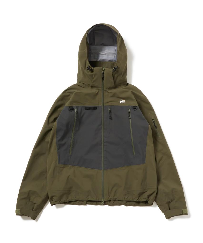 Snow Peak Milford Rain Jacket Rain Jacket Raincoat OLIVE L EP-JK-26SU002 Men's Women's