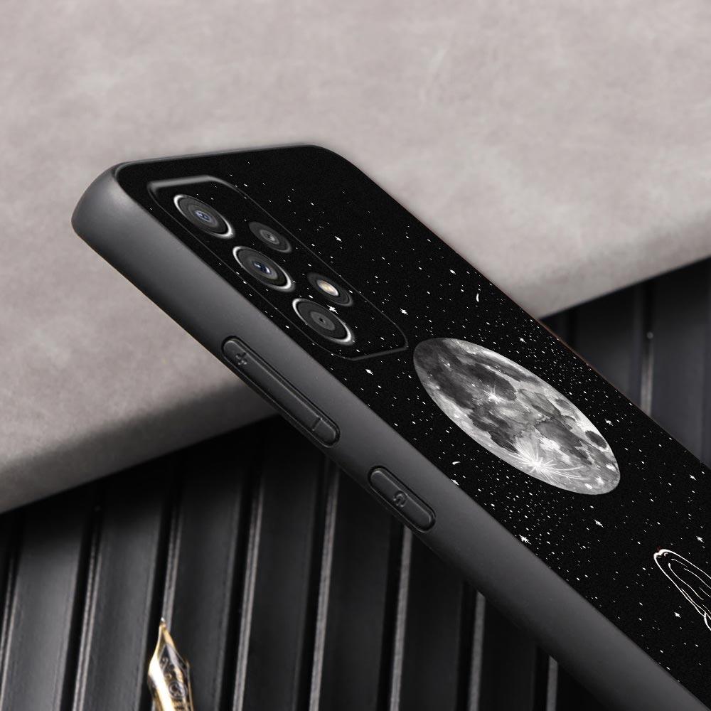 Funny Cute Cat Line Art Phone Case For Samsung Galaxy A57 A56 A37 A55 A36 A26 A54 A52 A35 A34 A25 A17 A16 A15 A07 A06 Soft Cover