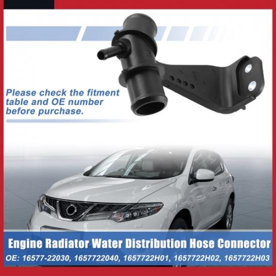 Pack of 1 for Toyota Corolla 2009-2013 Coolant Hose Connector 16577-22030